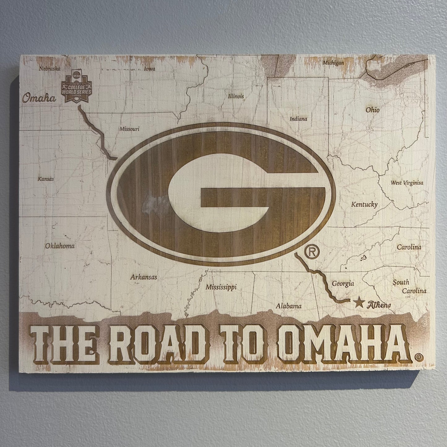 Georgia - Road to Omaha Map