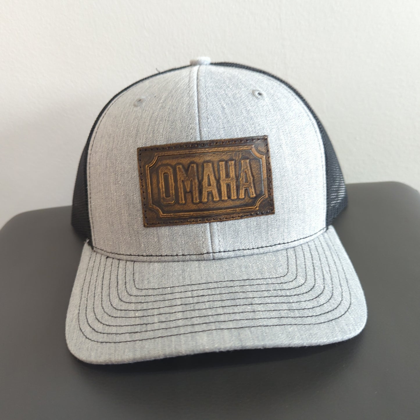 Omaha rectangle patch hat
