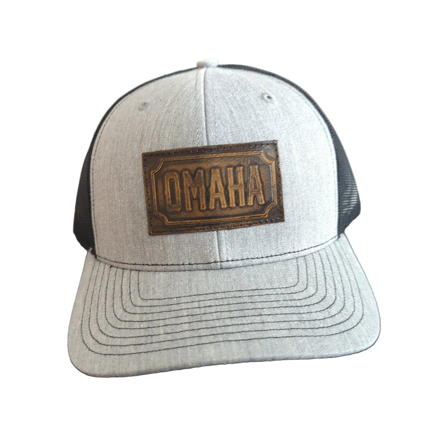 Omaha rectangle patch hat