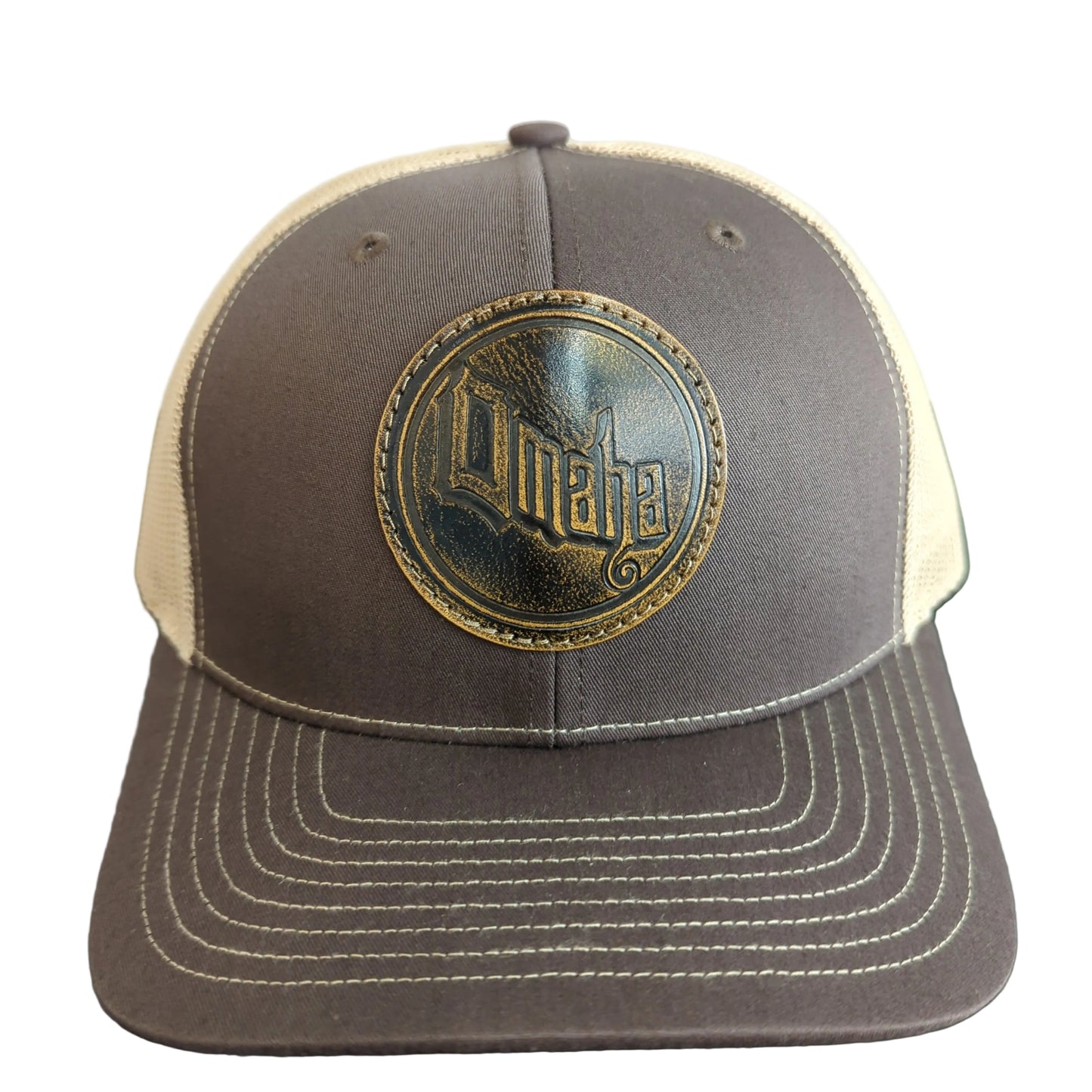 Omaha round patch hat