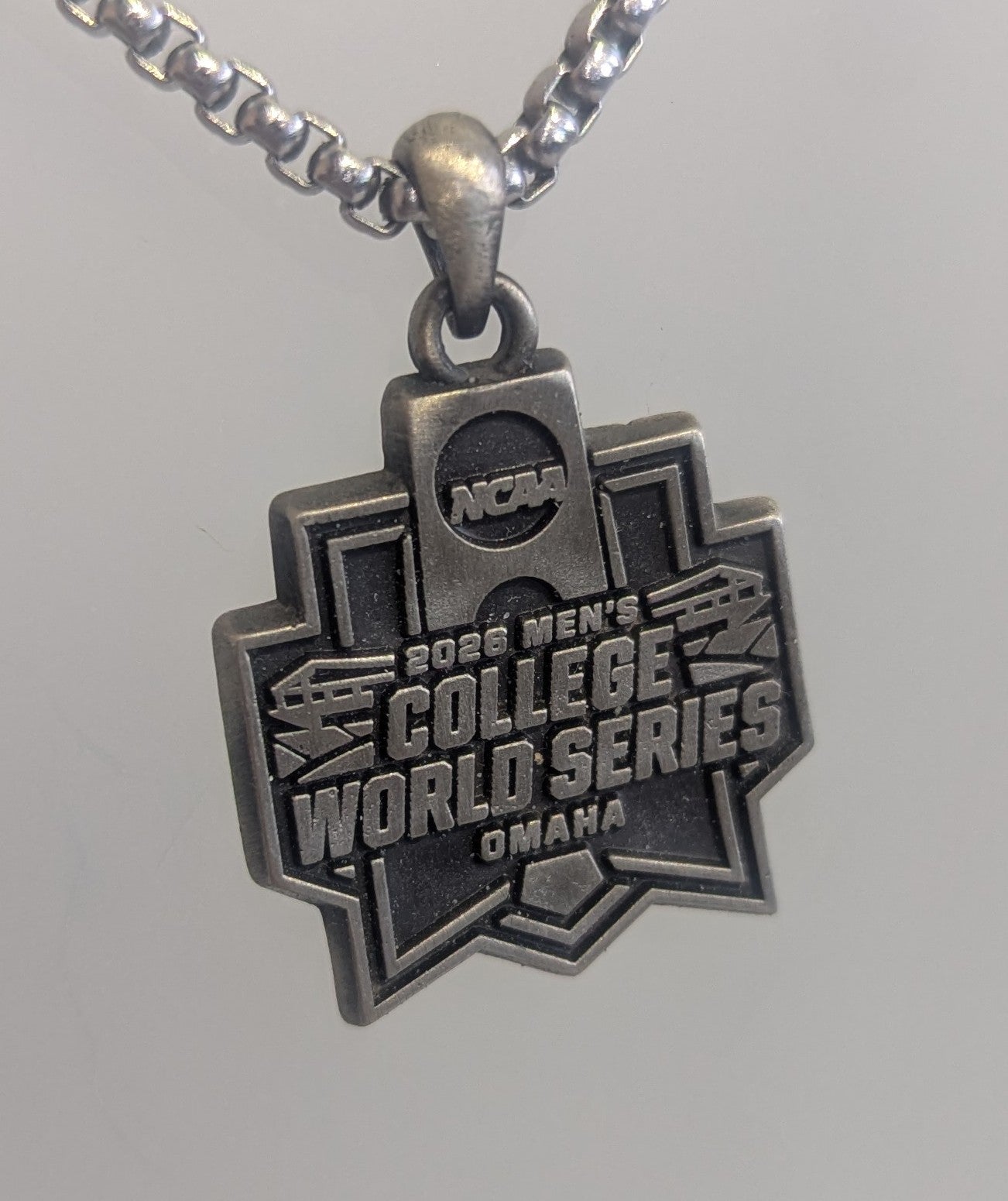 Men's College World Series Logo Pendant