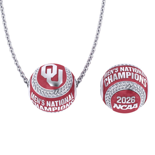 Oklahoma National Champions Baseball pendant