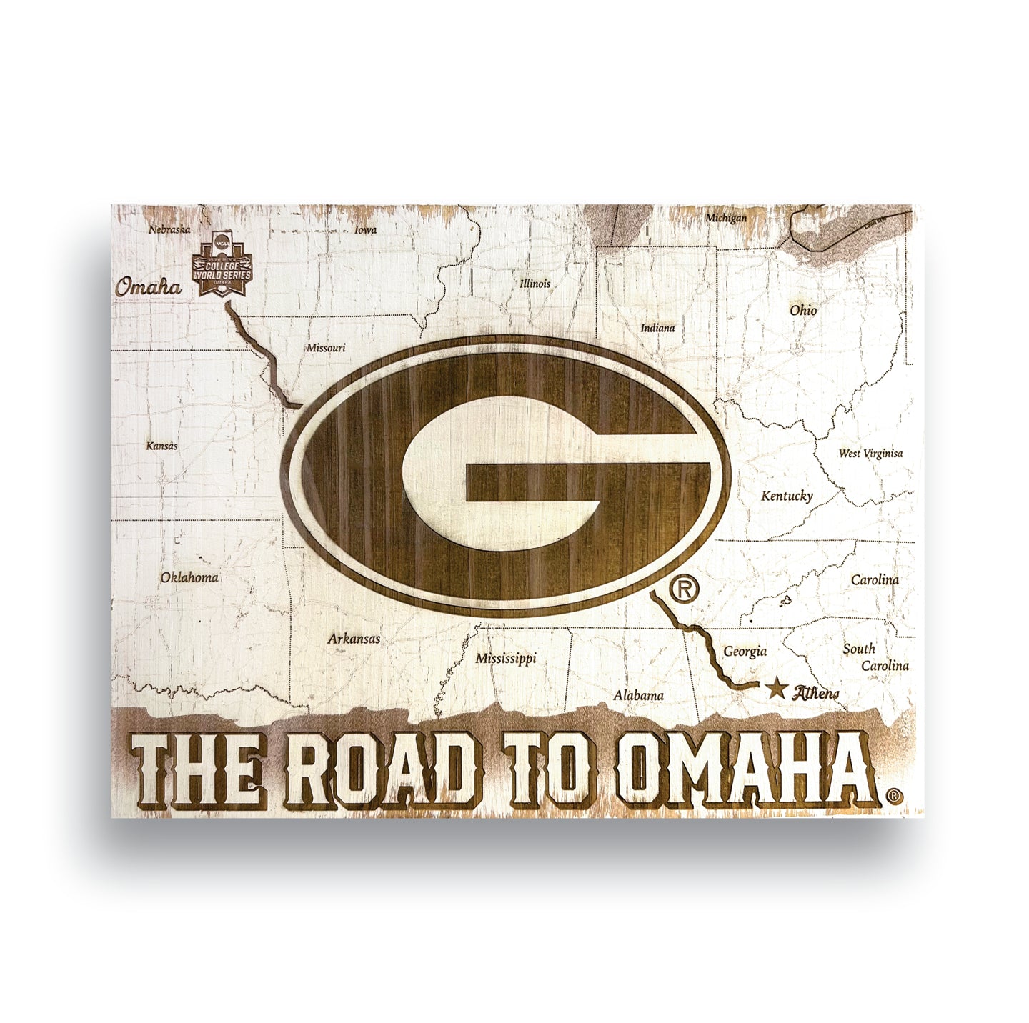 Georgia - Road to Omaha Map