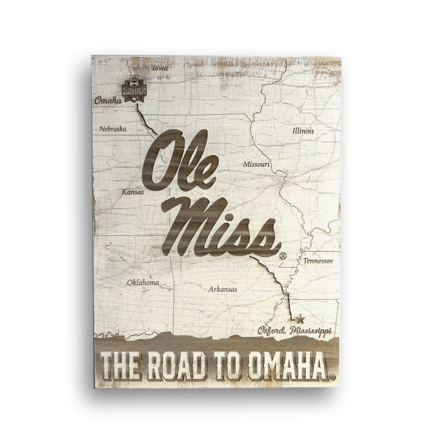 Ole Miss - Road to Omaha Map