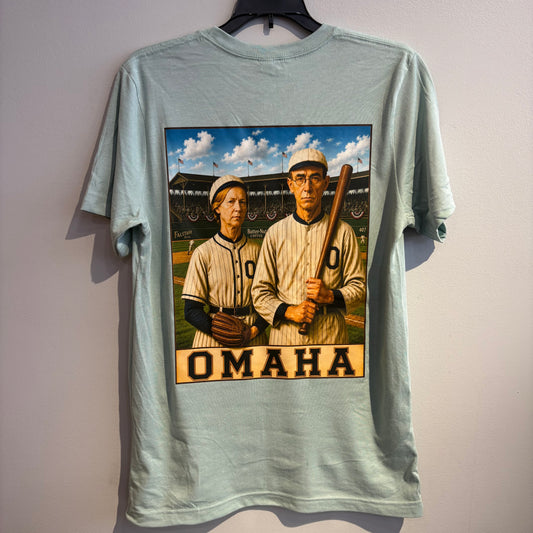 Omaha Gothic Baseball T-shirt
