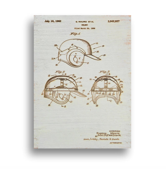 Baseball Patent Wood Signs