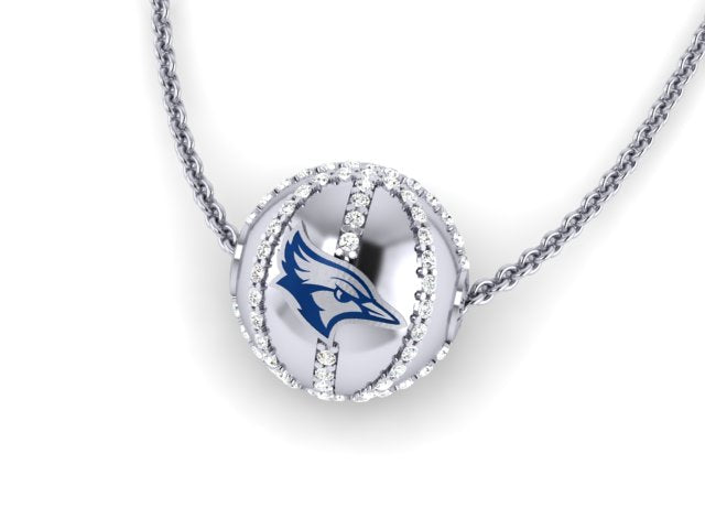 Creighton Diamond Basketball Pendant