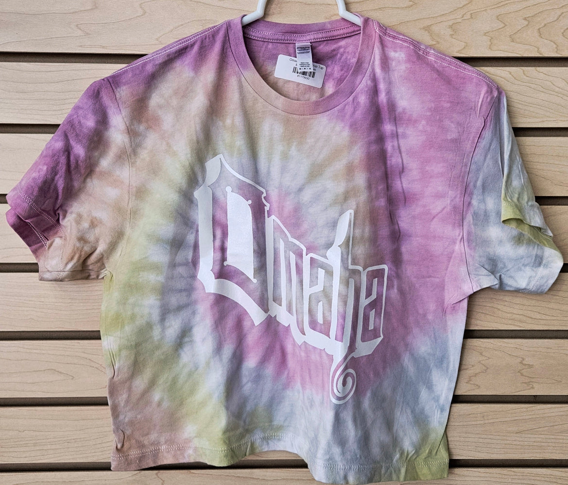Omaha Script Crop Top