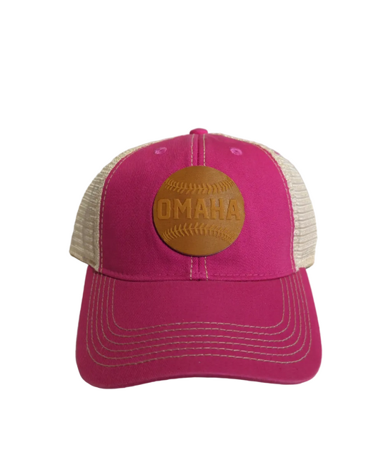 Omaha Baseball Patch Trucker Hat