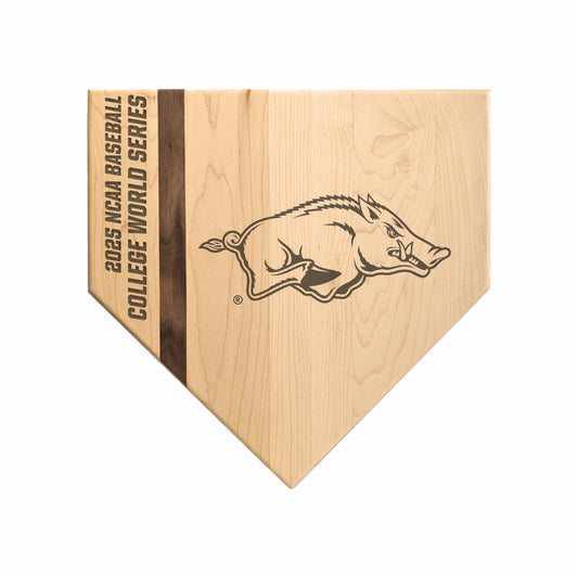 Arkansas - Home Plate Cutting Board