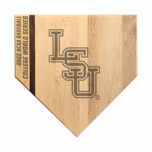 LSU - Home Plate Cutting Board