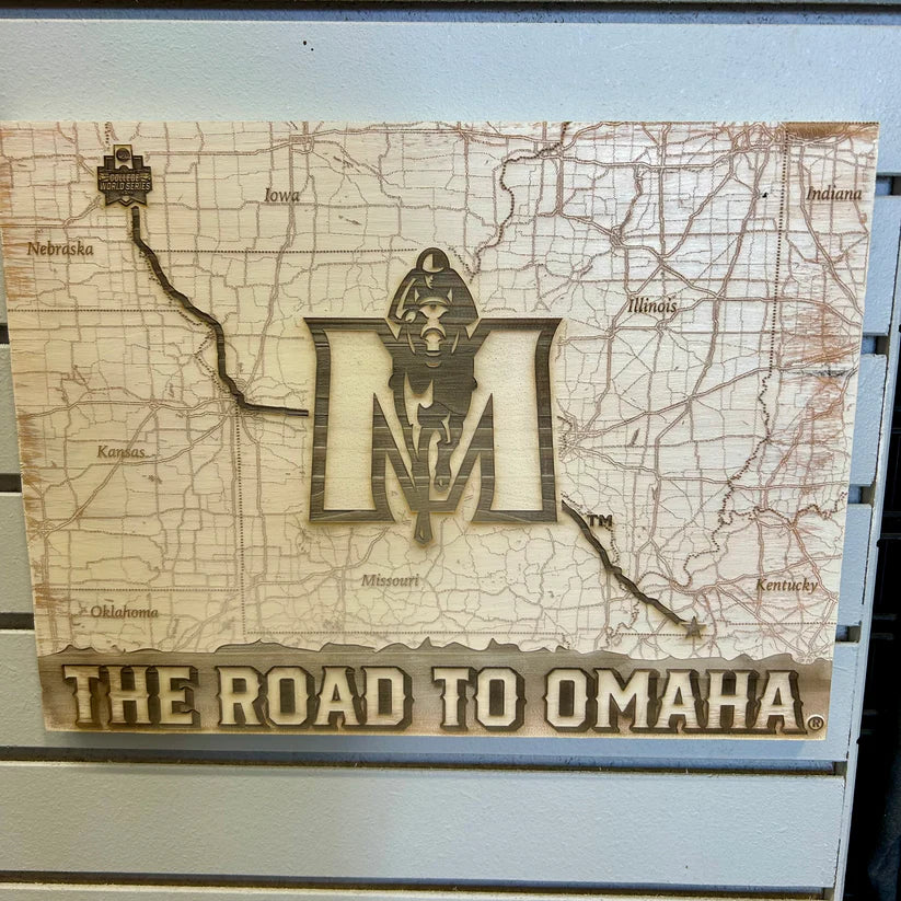 Murray State - Road to Omaha Map