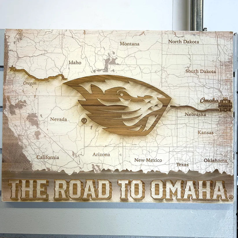Oregon State - Road to Omaha Map