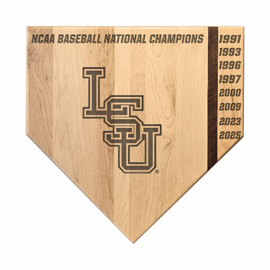 LSU - Home Plate Cutting Board