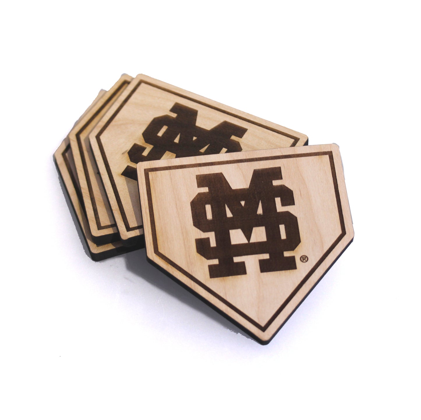 Mississippi State Wooden Coaster
