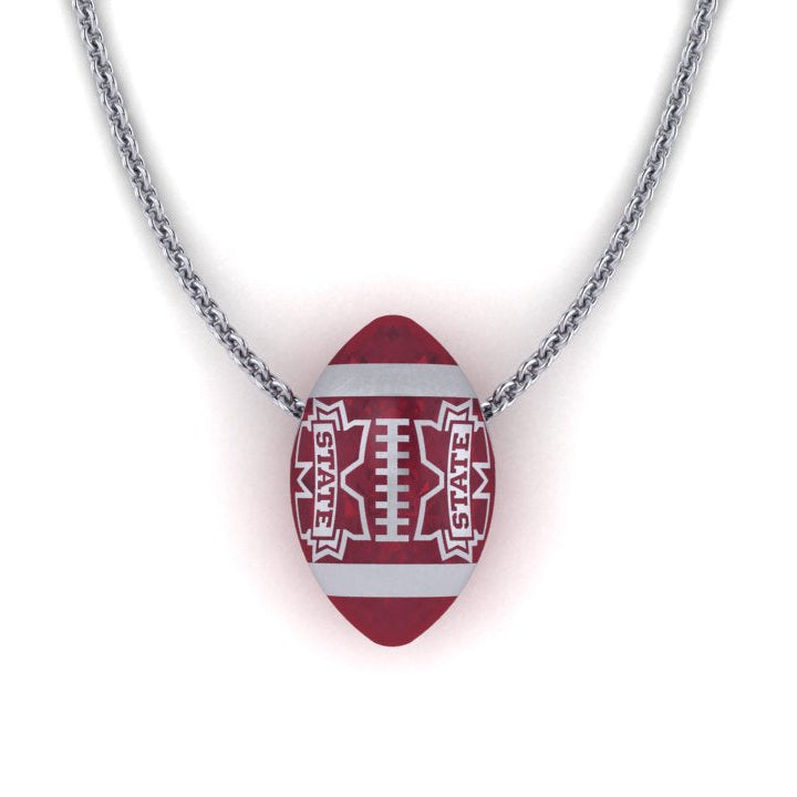 Mississippi State Football Necklace