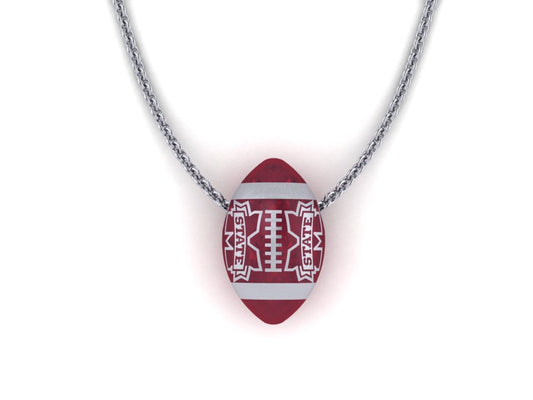 Mississippi State Football Necklace