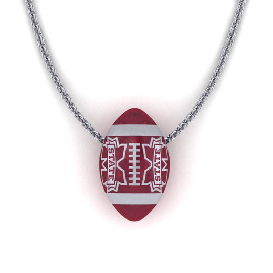 Mississippi State Football Necklace