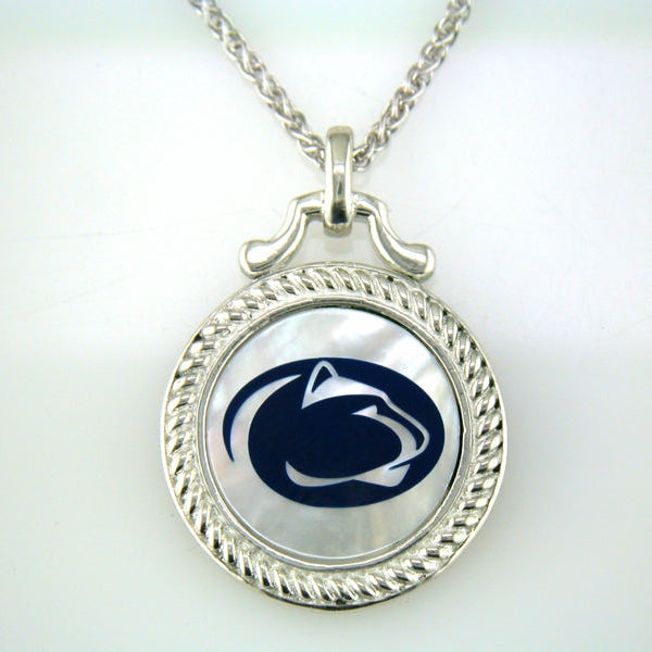Penn State Small Mother of Pearl Pendant