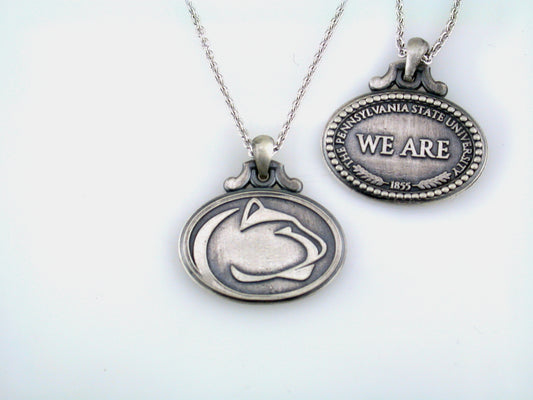 Penn State Antiqued Sterling Silver Coin