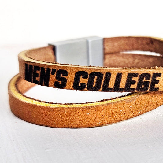 MCWS Leather Crossover Bracelet