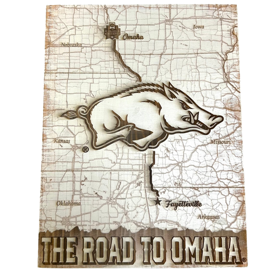 Arkansas - Road to Omaha Map