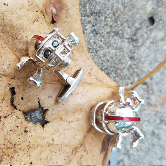 Nebraska Husker Blackshirt Cufflinks