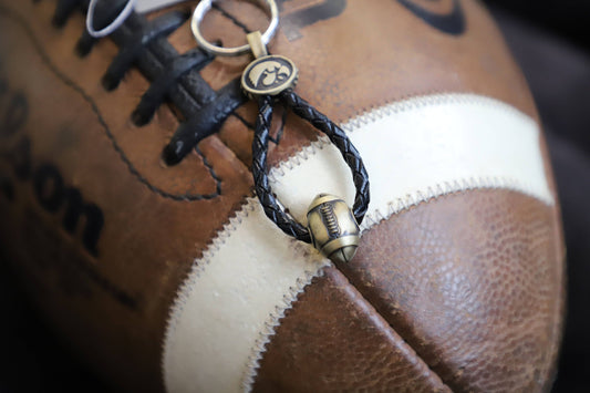 University of Iowa Hawkeye Football Keychain