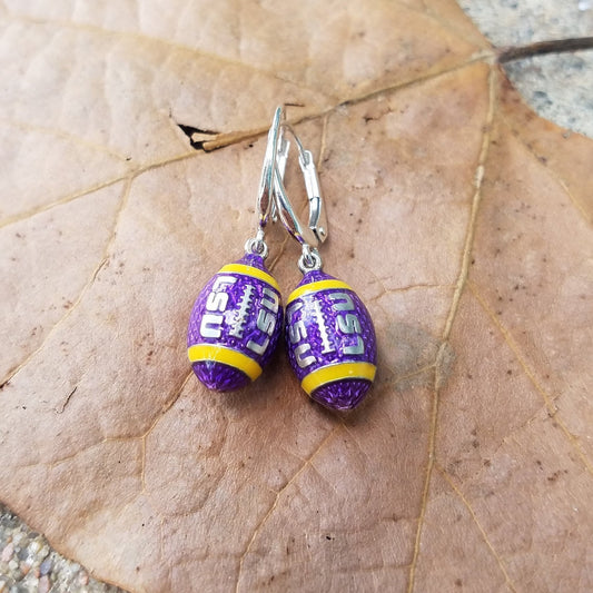 LSU Football Earrings
