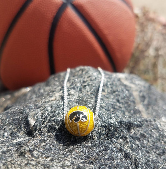 University of Iowa Hawkeye Basketball Pendant