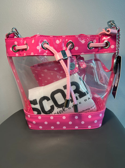 Small Clear Bucket Bag