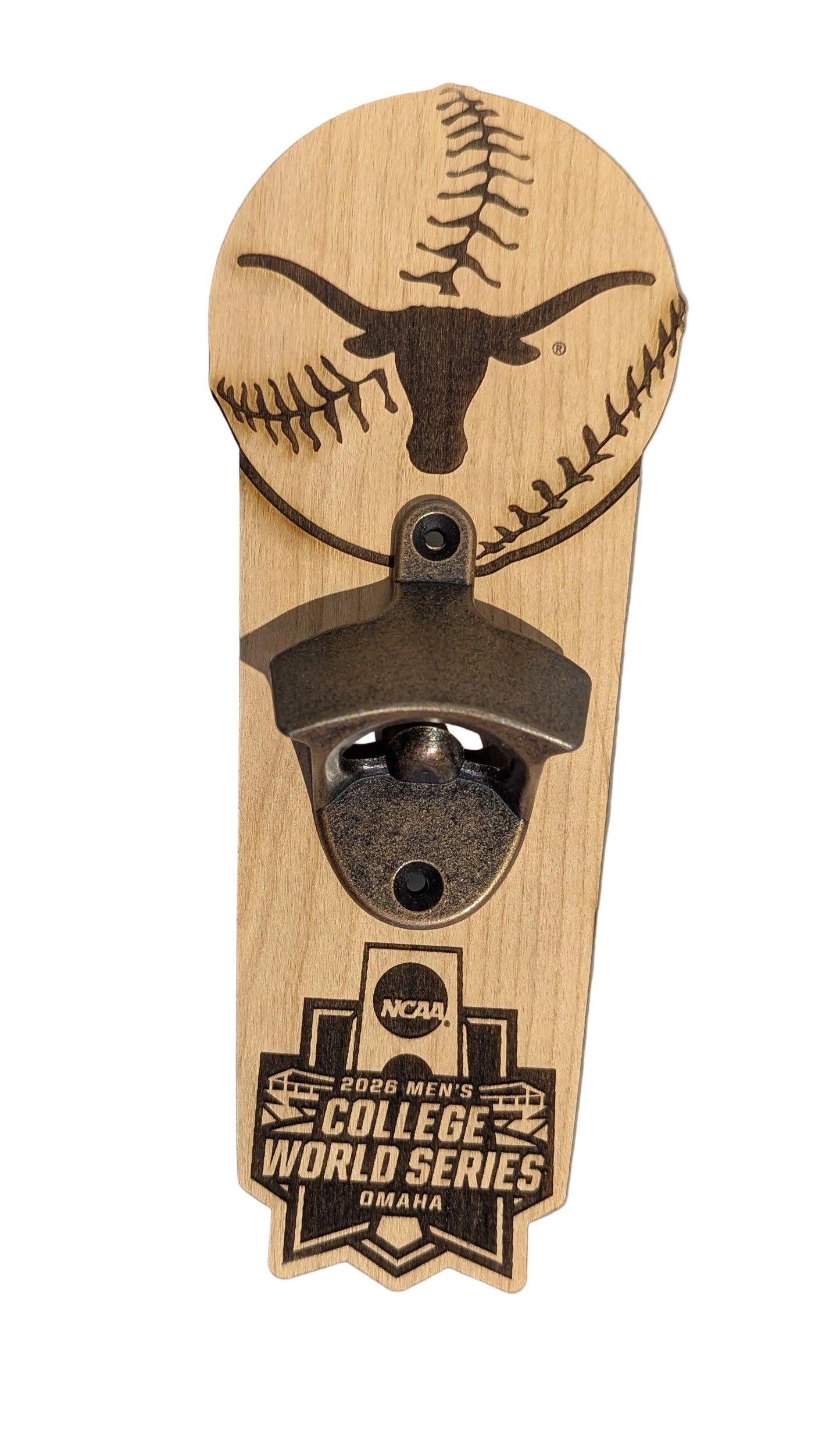Texas MCWS Wall Bottle Opener