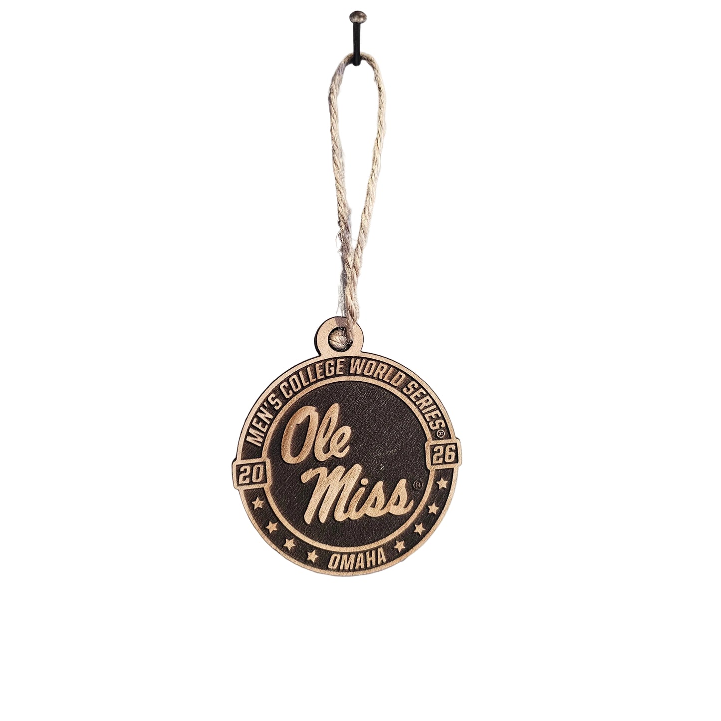 Ole Miss MCWS 2026 Ornament
