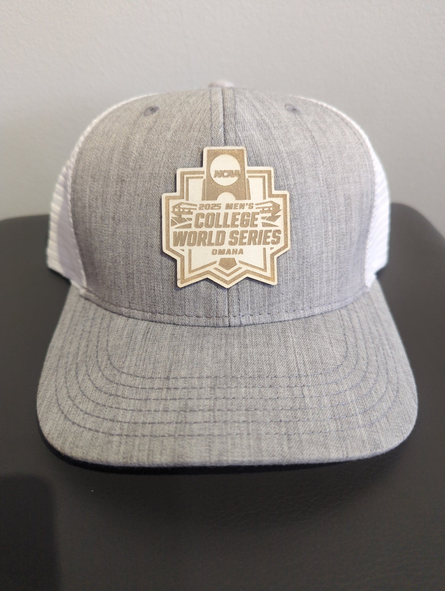 MCWS Baseball Leather Men's Trucker Hat