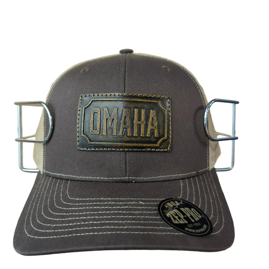 Omaha rectangle patch hat