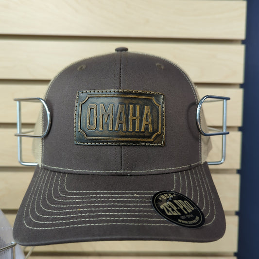 Omaha rectangle patch hat