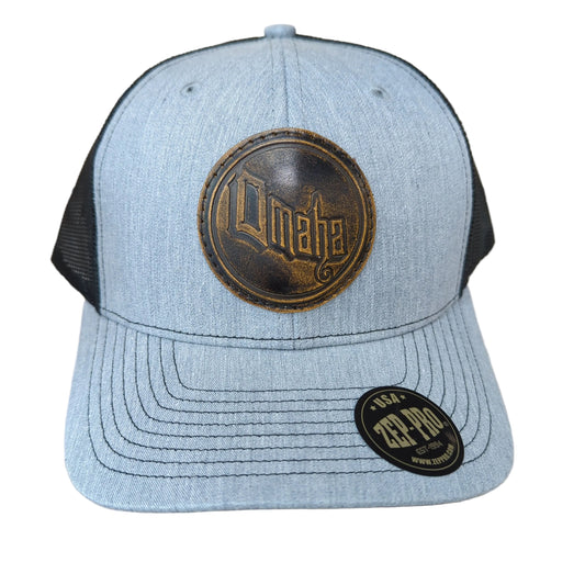 Omaha round patch hat