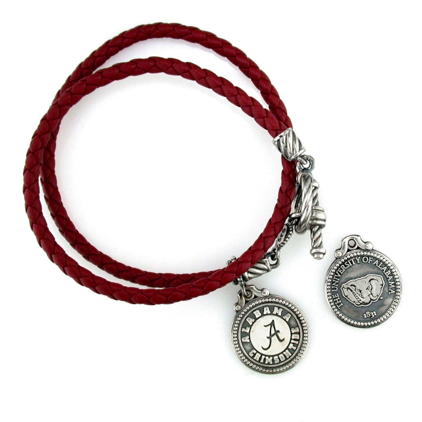 Alabama Leather - Sterling Silver Bracelet