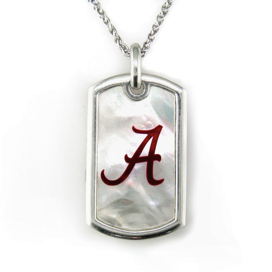 Alabama Mother of Pearl Dogtag