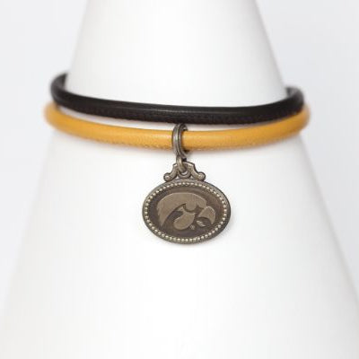 Iowa Double Wrap Coin Bracelet