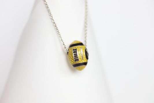 Iowa Enameled Football Pendant