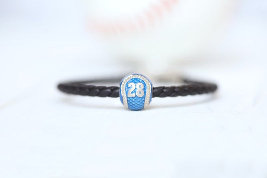 Men's Personalize Baseball Bracelet