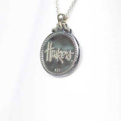 Nebraska Sterling Coin Necklace