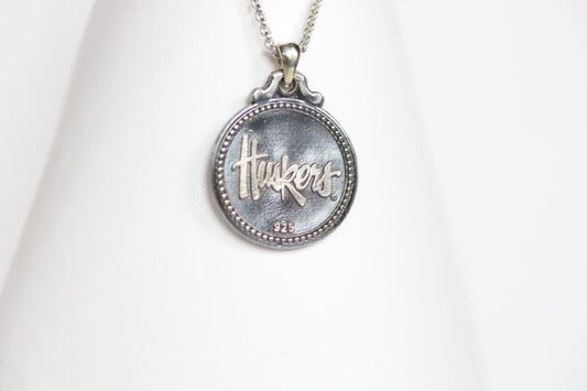Nebraska Sterling Coin Necklace