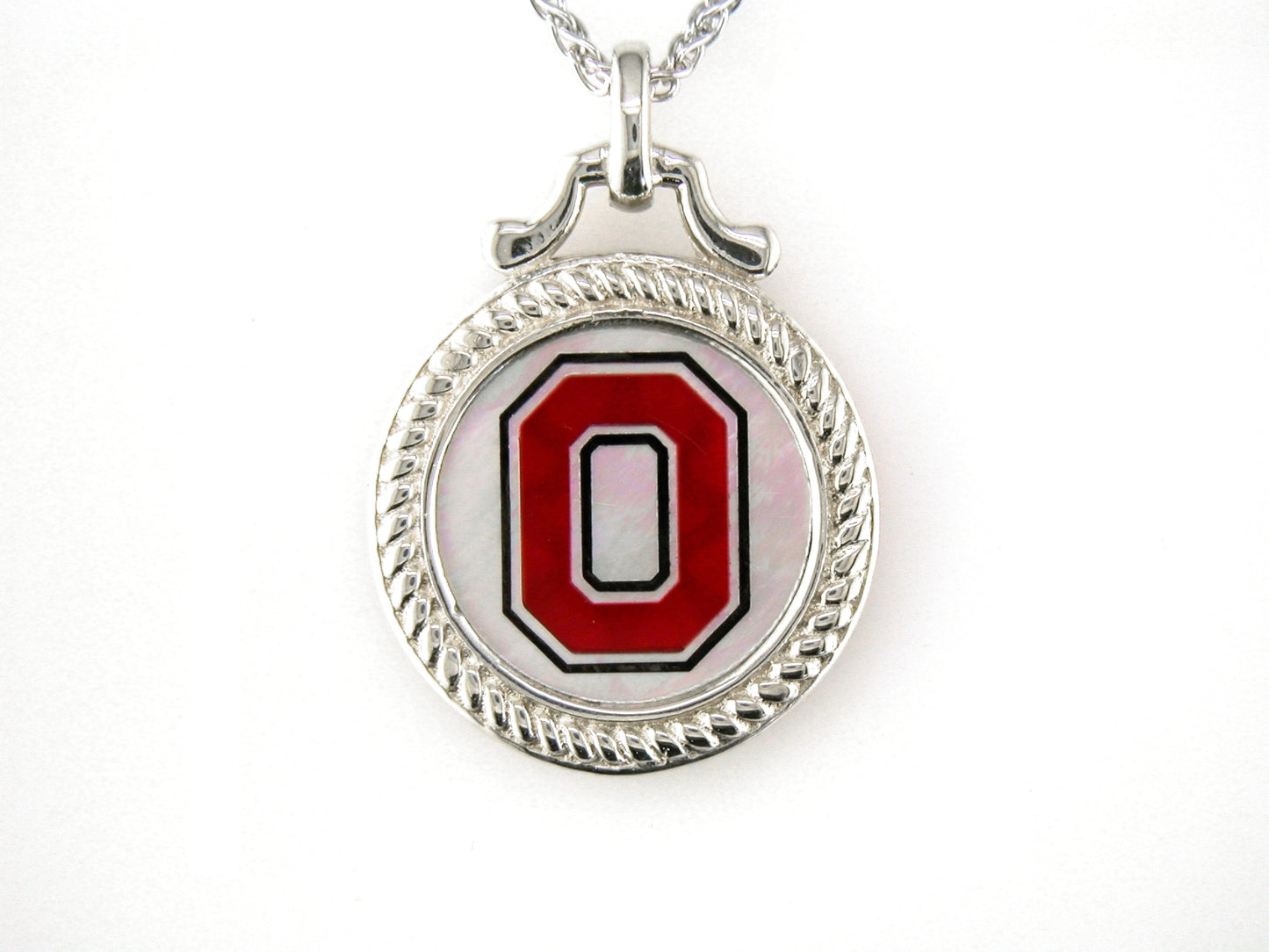 Ohio State Mother of Pearl Pendant