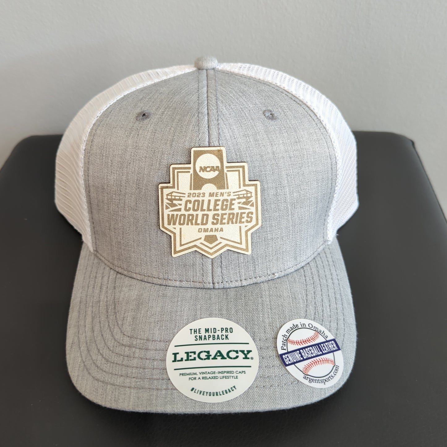 MCWS Baseball Leather Men's Trucker Hat