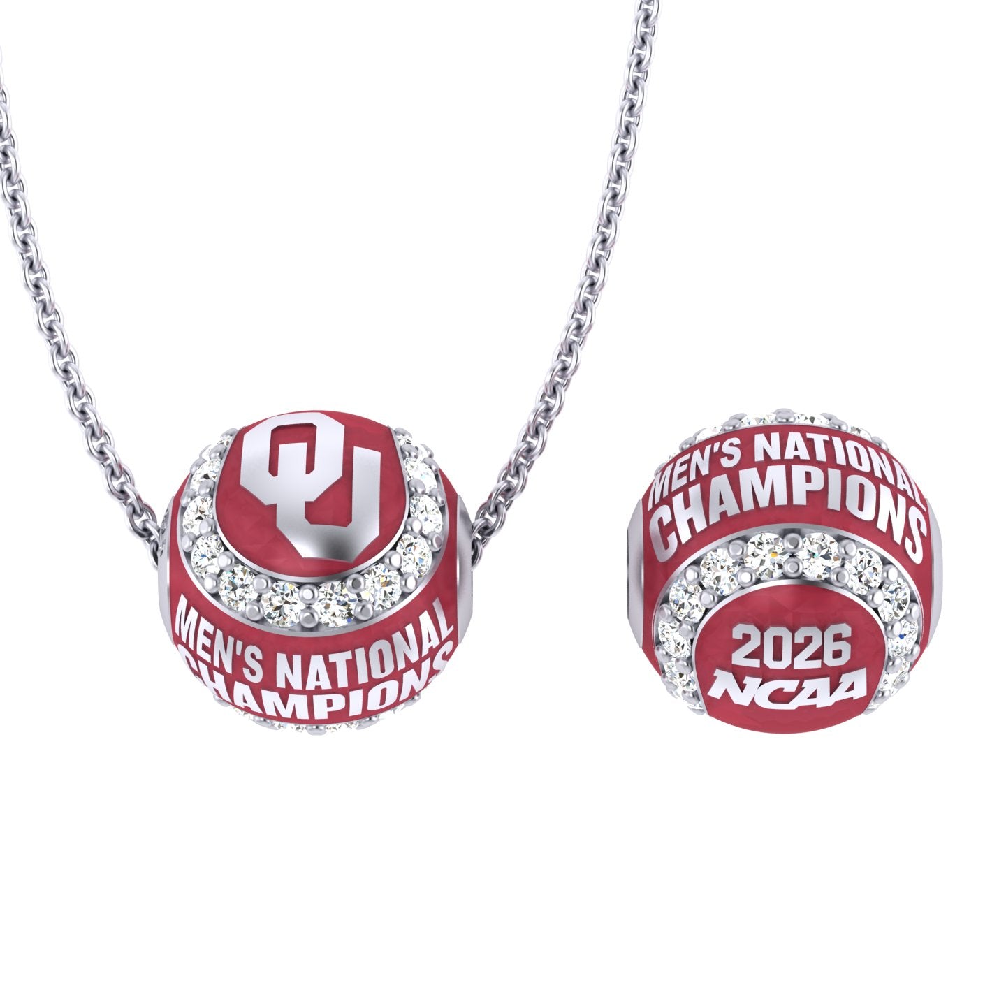 Oklahoma National Champions Baseball pendant