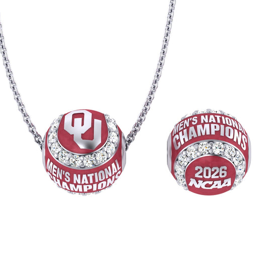 Oklahoma National Champions Baseball pendant