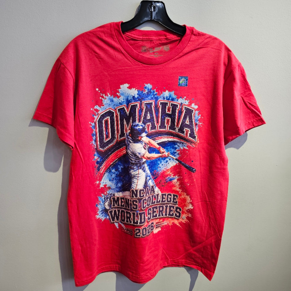 MCWS - Omaha Baseball Player T-Shirt