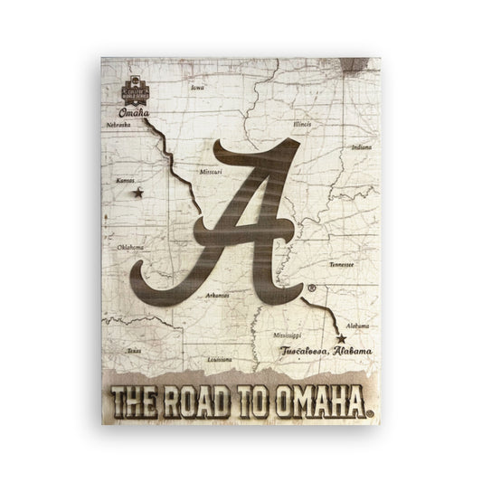 Alabama - Road to Omaha Map
